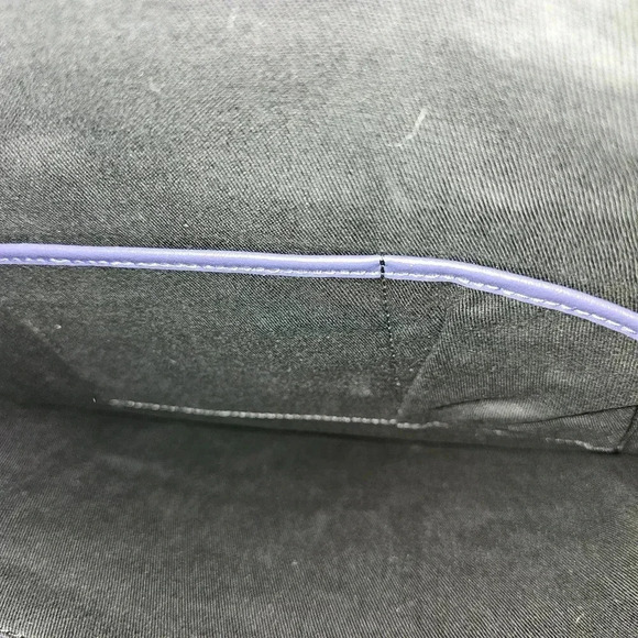 BCBG BCBGMAXAZRIA WOMEN BLUE/PURPLE TOTE 100% LEATHER TOP HANDLE SHOULDER BAG - Picture 5 of 10